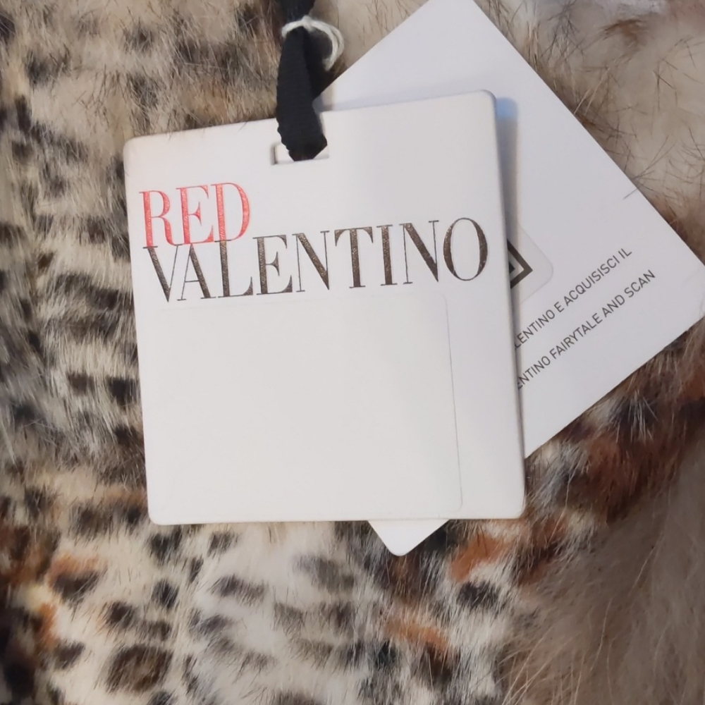 🆕 VALENTINO 100% Rabbit Fur Leopard Print Coat - Picture 14 of 15